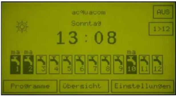 Acquacom 12TS - Manuelles Öffnen eines Wasserventils : - 1