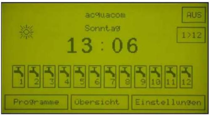 Acquacom 12TS - PIN-Code aktivieren : - 1