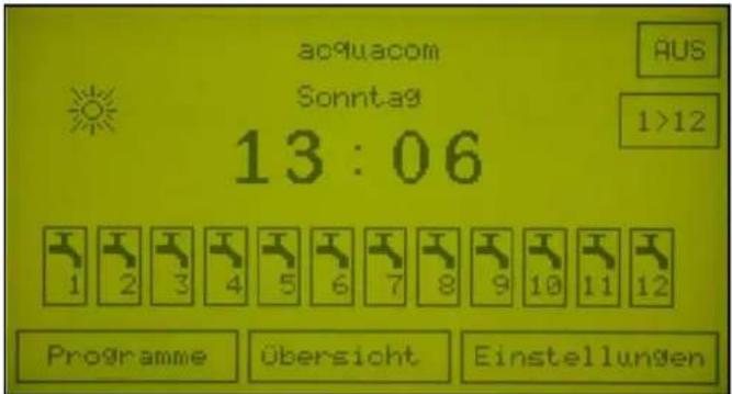 Acquacom 12TS - Löschen aller Kanaleinstellungen : - 1