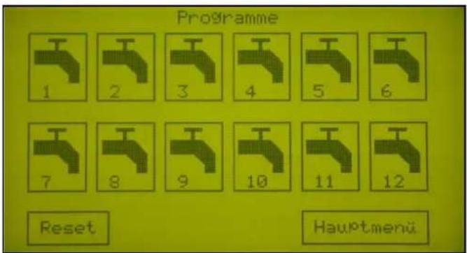 Acquacom 12TS - Einstellen eines zyklischen Bewässerungsprogramms : - 2