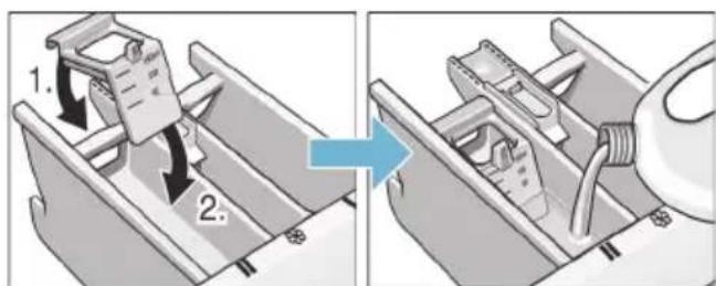 SIEMENS WM14E4R6 - Dosierhilfe\* für Flüssigwaschmittel - 1