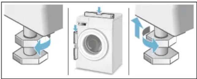 SIEMENS WM14E4R6 - ■ Ablauf in einen Siphon - 2