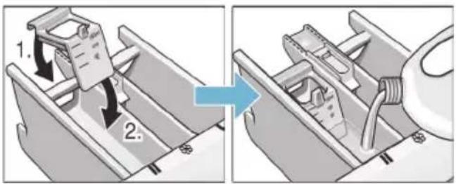 BOSCH WAE283E7 - Dosierhilfe\* für Flüssigwaschmittel - 1