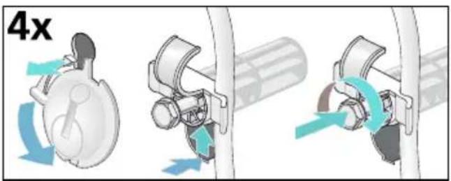 BOSCH WAE283E7 - Transportsicherungen einbauen: - 1