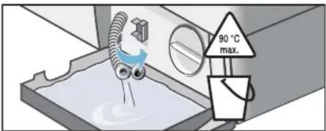 SIEMENS WM14E3ED1 - Für Modelle mit Entleerungsschlauch: - 1
