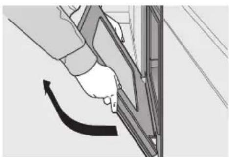 NEFF E3422N0 - Removing the oven door - 1