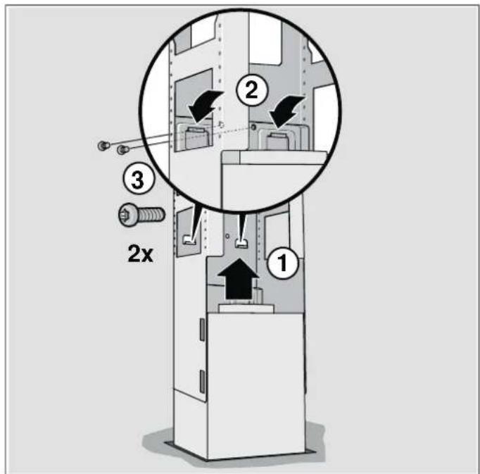 BOSCH DIB09U150 - Gerät montieren - 1