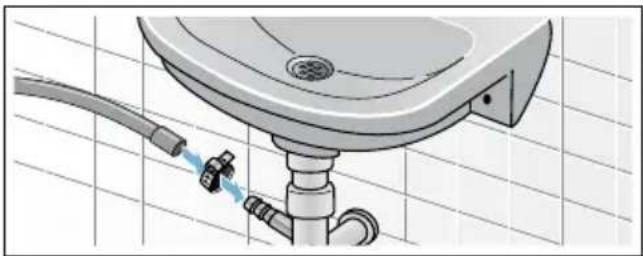 SIEMENS WU14Q440 - ■ Ablauf in einen Siphon - 1