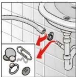 SIEMENS WM16Y870 - Ablaufschlauch am Siphon verstopft - 1