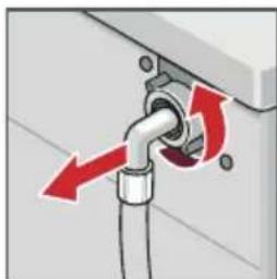 BOSCH WAY28591 - Hierzu zuerst Wasserdruck im Zulaufschlauch abbauen: - 2