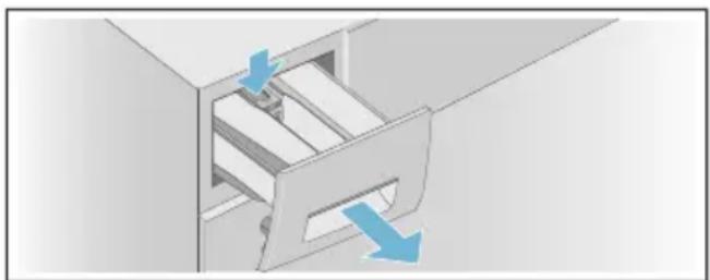 BOSCH WAN282F0 - Waschmittelschublade und deren Gehäuse - 1