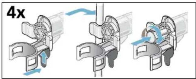 SIEMENS WM14Q48D - Transportsicherungen einbauen: - 2