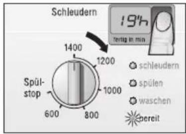 BOSCH WFO324F - Zusatzprogramme Spülen, Schleudern, Abpumpen - 5