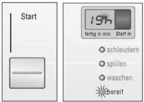 BOSCH WFO3242 - AnzeigeundTaste Startin - 4