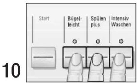 BOSCH WFO3242 - Zusatzprogramme Spülen, Schleudern, Abpumpen - 4