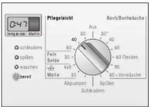 BOSCH WFO3242 - AnzeigeundTaste Startin - 1