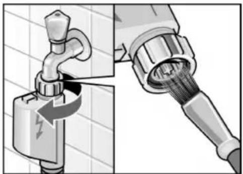 BOSCH WFX2840 - Siebim Wasserzulauf reinigen - 1