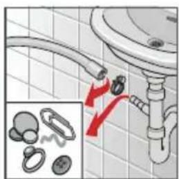 SIEMENS WM14Y741 - Ablaufschlauch am Siphon verstopft - 1