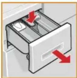 SIEMENS WM14Y7W1 - Bei Modellen mit Einsatz für Flüssigwaschmittel: - 1