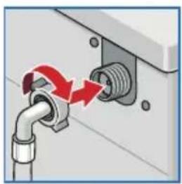 BOSCH WAY2874W - ⚠️ Warnung! Gewinde der Verschraubungen kann beschädigt werden! - 5