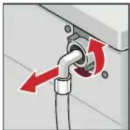 BOSCH WAY2874W - Hierzu zuerst Wasserdruck im Zulaufschlauch abbauen: - 2