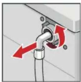 BOSCH WAY32740 - Hierzu zuerst Wasserdruck im Zulaufschlauch abbauen: - 2