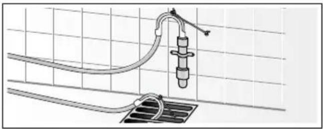 SIEMENS WD15G441EU - ■ Ablauf in ein Kunststoffrohr mit Gummimuffe oder einen Gully - 1