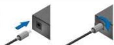 Lightware HDMI-TPS-RX97 - Locking DC Plug - 1