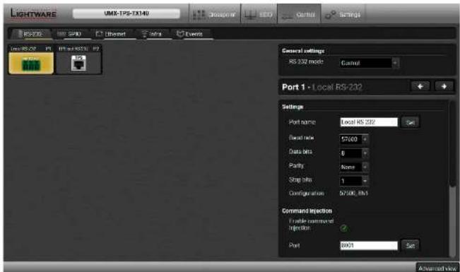 Lightware UMX-TPS-TX120 - 5.8.1.RS-232 - 1