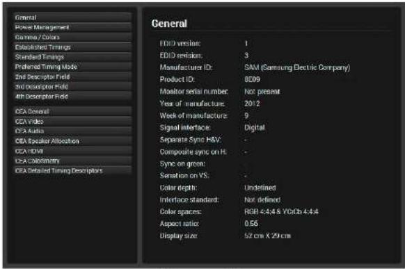 Lightware UMX-TPS-TX120 - EDID Summary Window - 2