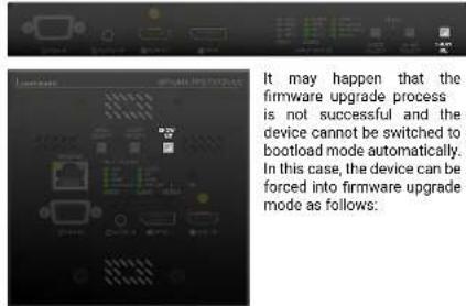 Lightware UMX-TPS-TX120 - Entering Firmware Upgrade Mode - 1