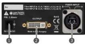 Lightware DVIDL-OPT-TX200 - Rear View (Receiver) - 1