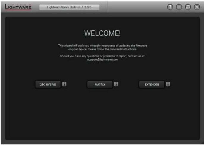 Lightware DP-OPT-RX150 - Start the LDU and Follow the Instructions - 1