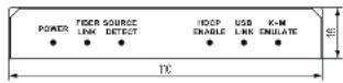 Lightware DP-OPT-RX150 - Mechanical Drawings - 1