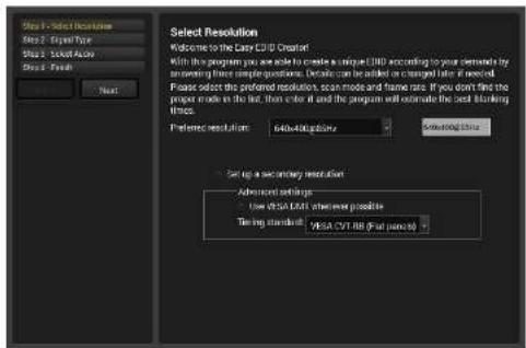 Lightware UMX-OPT-TX150R - Creating an EDID - 2