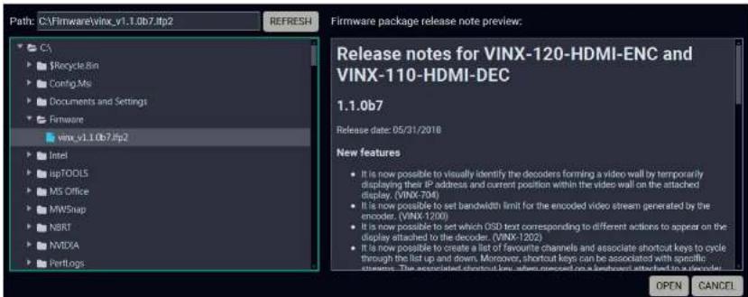 Lightware VINX-110-HDMI-DEC - Firmware Upgrading Steps - 2