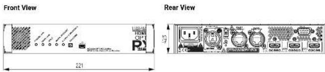 Lightware HDMI20-OPTC-TX220-FOX - HDMI20-OPTC-TX220-Pro - 2