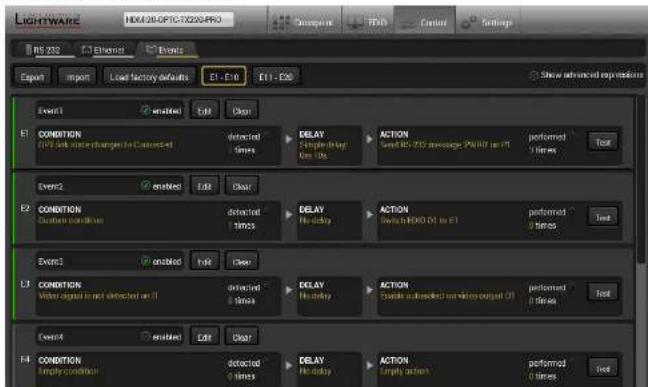 Lightware HDMI20-OPTC-TX220-FOX - Event Manager - 2