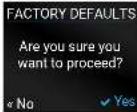 Lightware HDMI20-OPTC-TX220-FOX - Factory Defaults Submenu - 2