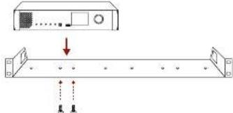 Lightware HDMI20-OPTC-TX220-FOX - Rack Shelf Mounting (with 1U high Rack Shelf) - 1