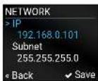 Lightware HDMI20-OPTC-TX220-FOX - Network Submenu - 1