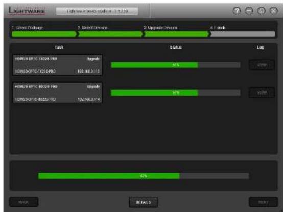 Lightware HDMI20-OPTC-TX220-FOX - Step 3. Upgrade the device. - 3