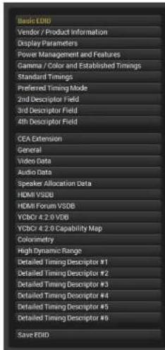 Lightware HDMI20-OPTC-TX220-FOX - Editing an EDID - 1