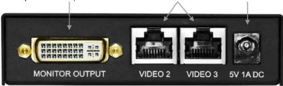 Lightware DVI-TP-TX200 - Rear view of DVI-TP-TX200/TX300 - 2