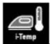 BOSCH Sensixx'x DI90 MotorSteam AntiShine TDI9020GB - Setting the temperature - 2