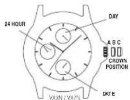 Nautica NCC 01 Chrono - To set the calendar/date: - 4