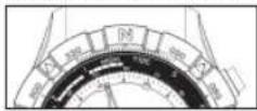 Nautica BFD 105 Chrono - To calibrate the compass: - 2