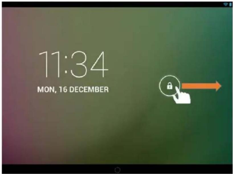 INTENSO TAB 814S - Разблокирование экрана - 1