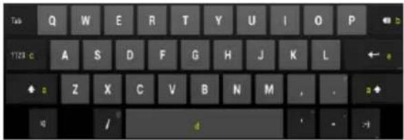 Tab Q W E R T Y U I O P 1723 c A S D F G H J K L ← Z X C V B N M , . +