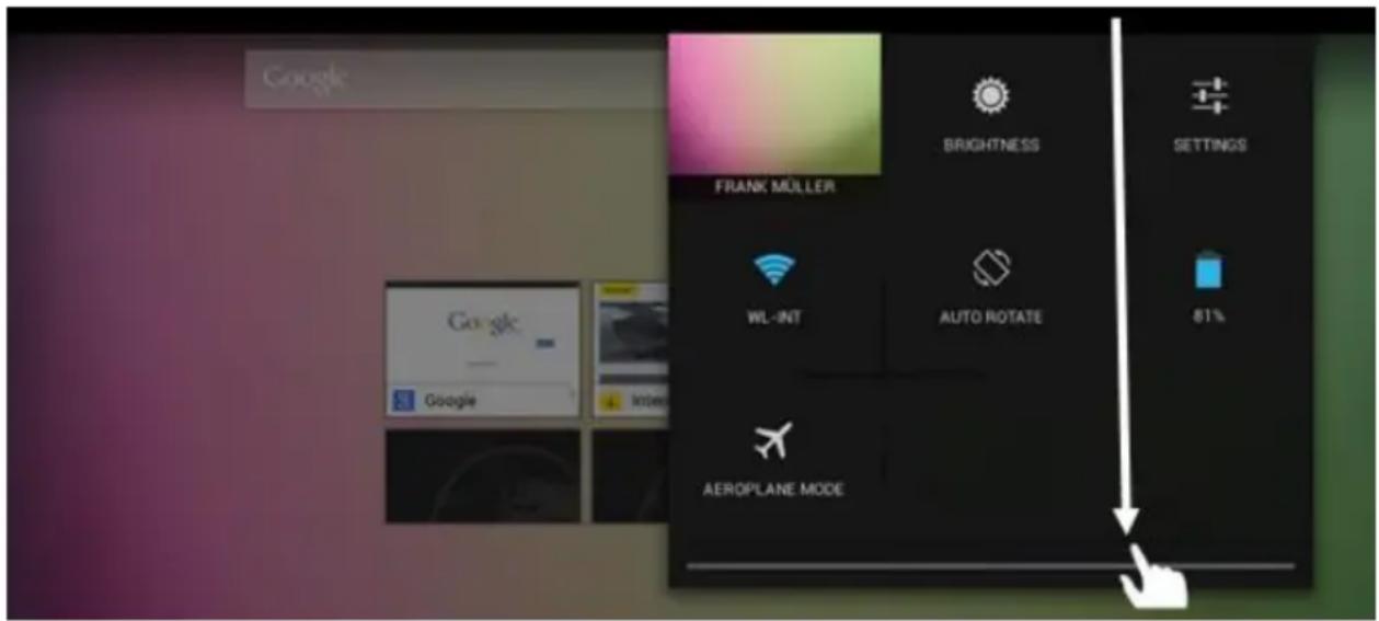 Google BRIGHTNESS SETTINGS FRANK MÜLLER WL-INT AUTO ROTATE 81% AEROP'LANE MODE